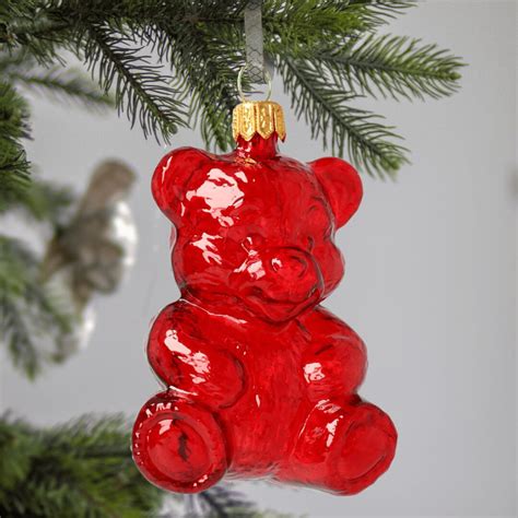 Glass Jelly Gummy Bear Glass Christmas Ornament Handmade Decoration - Etsy