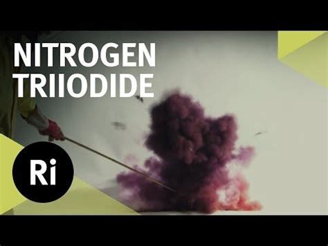 Contact Explosive - Detonating Nitrogen Triiodide - YouTube | Nitrogen, Science videos, Science ...