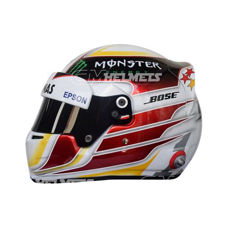 LEWIS HAMILTON 2015 WORLD CHAMPION F1 REPLICA HELMET FULL SIZE - CM Helmets