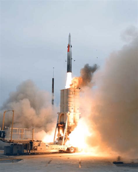 An Arrow anti-ballistic missile is launched July 29, 2004, as part of ...