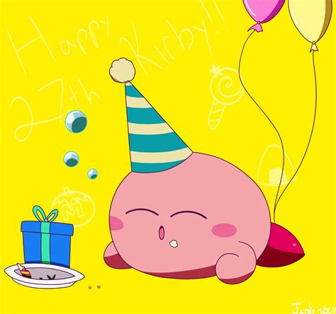 Happy Birthday Kirby! by JARDEArt on DeviantArt