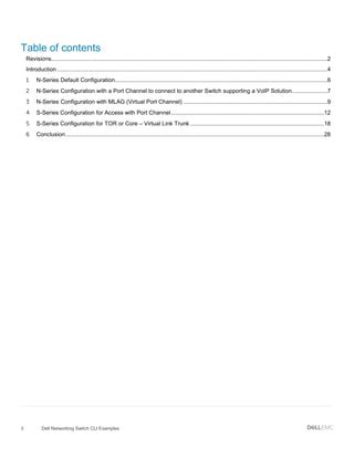 Dell Networking Switch Configuration Examples | PDF