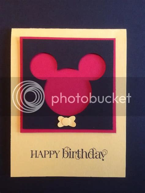 Mickey Mouse Birthday card