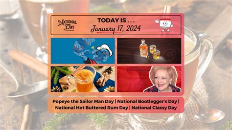 JANUARY 17, 2024 | POPEYE® THE SAILOR MAN DAY | NATIONAL CLASSY DAY ...