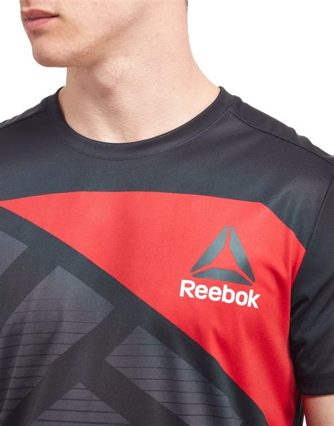 Reebok Synthetic Blank Ufc T-shirt for Men - Lyst