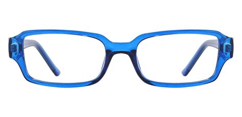 Maja Rectangle Lined Bifocal Glasses - Blue | Men's Eyeglasses | Payne ...