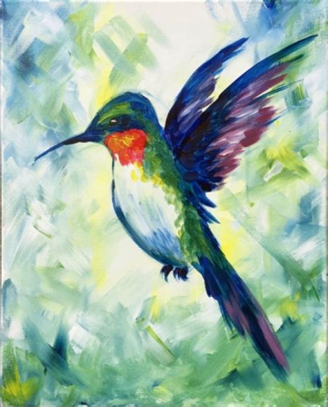 Pin by Cate Casper on Art is Life | Hummingbird painting, Painting ...