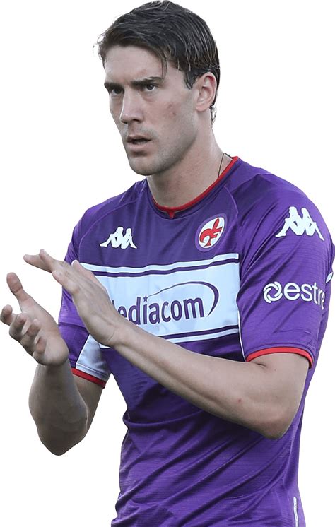 Dusan Vlahovic Fiorentina football render - FootyRenders