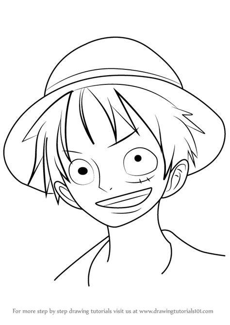 Luffy Sketch at PaintingValley.com | Explore collection of Luffy Sketch