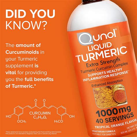 Qunol Liquid Turmeric, 1000mg