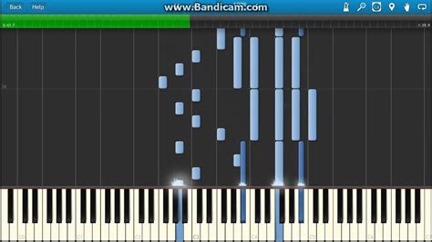 Adagio for strings piano synthesia - YouTube