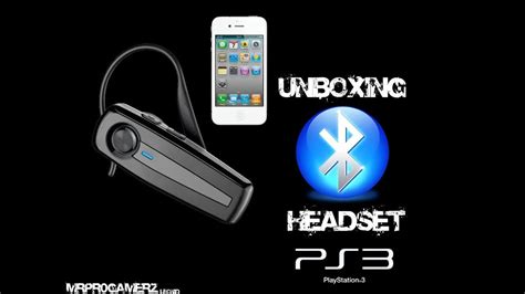 Sony PS3 Wireless Headset (UNBOXING) FULL HD - YouTube