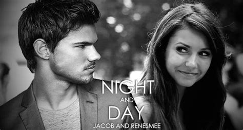 Taylor Lautner and Nina Dobrev as Jacob Black and Renesmee Cullen Jacob ...