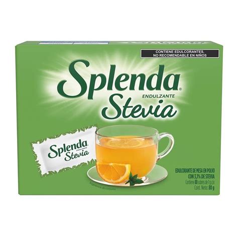 Endulzante Splenda stevia 80 sobres de 1 g c/u | Walmart