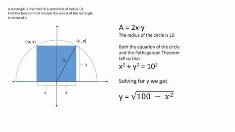 Equation Of A Semicircle With Radius 1 - Tessshebaylo