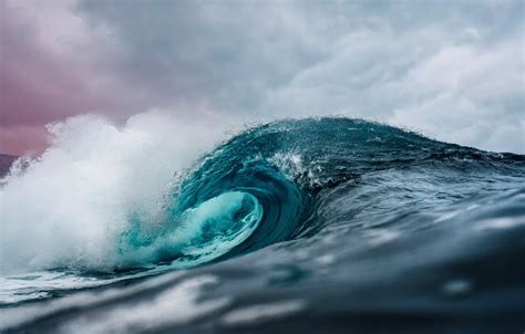 Wallpaper sky, wave, Ocean, crest images for desktop, section природа - download