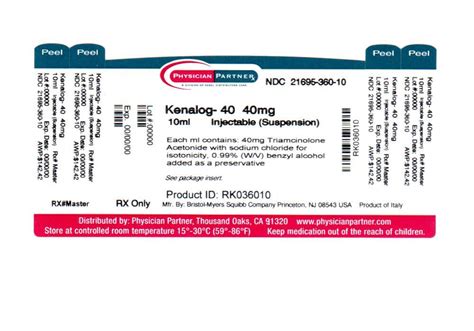 Kenalog-40 Information, Side Effects, Warnings and Recalls