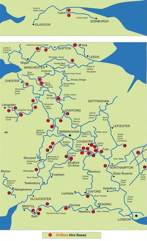 √ Grand Union Canal London Map