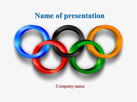 Powerpoint Templates and Backgrounds: Olympic Sports PowerPoint template