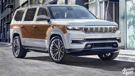 New Jeep Wagoneer Gets Wood Paneling Somewhere Along Its Design Study