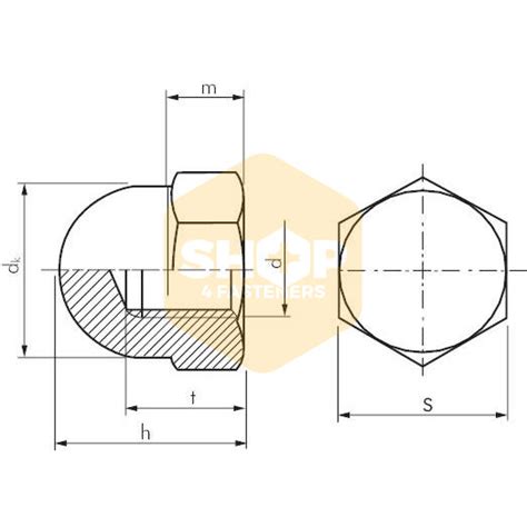 Dome Nuts - Self Colour | Shop4Fasteners