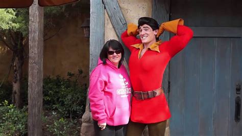 Best Gaston funny moment face off challenge Disneyworld Magic Kingdom - YouTube