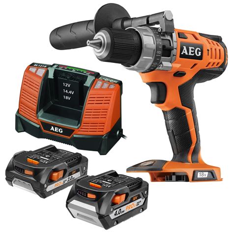 AEG 18V Hammer Drill Kit with 2 Batteries | Bunnings Warehouse