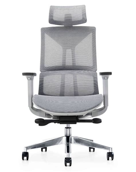 Endurance Pearl Grey Ergonomic Mesh Chair | Workspace Office Furnit...