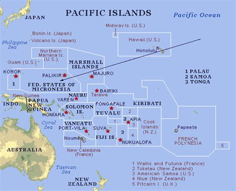 Chuuk Island Map