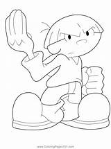 Numbuh Four Coloring Page For Kids  Free Codename Next Door sketch template