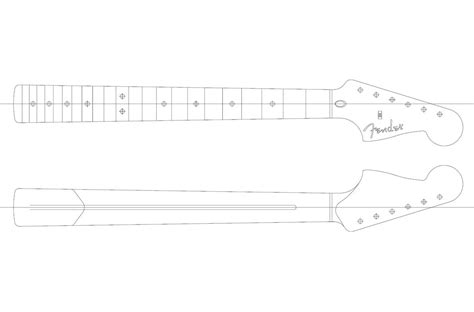 Fender Toronado Guitar Templates | Electric Herald