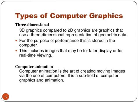 Computer graphics.