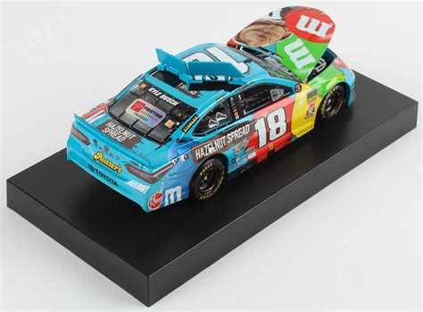 Kyle Busch Signed 2019 NASCAR #18 M&M's Hazelnut Spread - Pocono Win - Raced Version - 1:24 ...