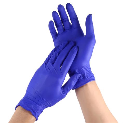 100Pcs Disposable Latex Gloves Rubber Nitrile Disposable Gloves For ...