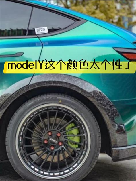model Y改这个颜色真的太个性了_Model Y社区_易车社区