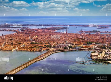 Aerial view of Venice Italy Stock Photo - Alamy