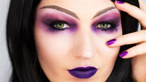 Ideas and Tutorials for Purple Witch Makeup