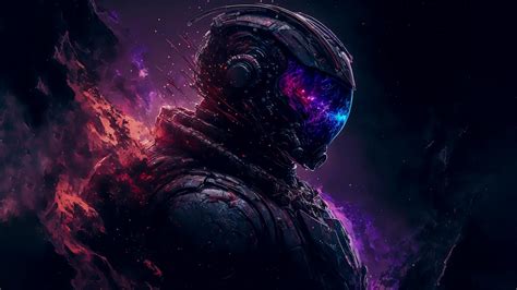 4K AI Generated Background Wallpaper: Space Soldier - Heroscreen