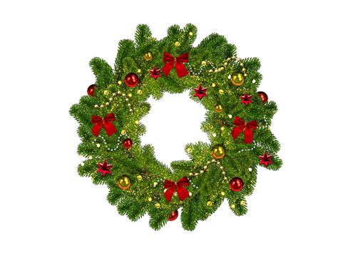 Christmas Wreath Image Free (Isolated-Objects) | Textures for Photoshop