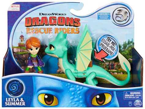 Toys DRAGON Rescue Riders Aggro Light Up Action Figure Netflix Dreamworks 2020 Toys & Hobbies