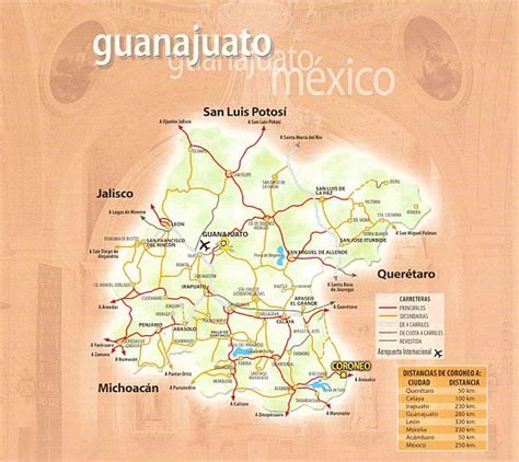 Guanajuato Map | Guanajuato Mexico Map