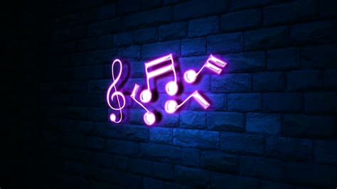 Neon Music Wallpaper Background | Neon light signs, Music wallpaper, Neon