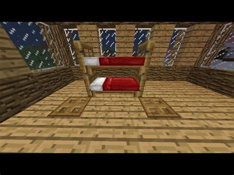 Minecraft Tutorial | Bunk BED - YouTube