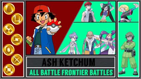 All Battle Frontier Battles of Ash Ketchum - Pokémon Ultra Sun/Moon - YouTube