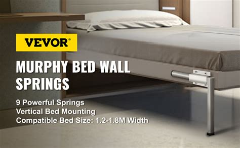 VEVOR DIY Murphy Bed Hardware Kit Vertical Mounting Wall Bed Spring ...