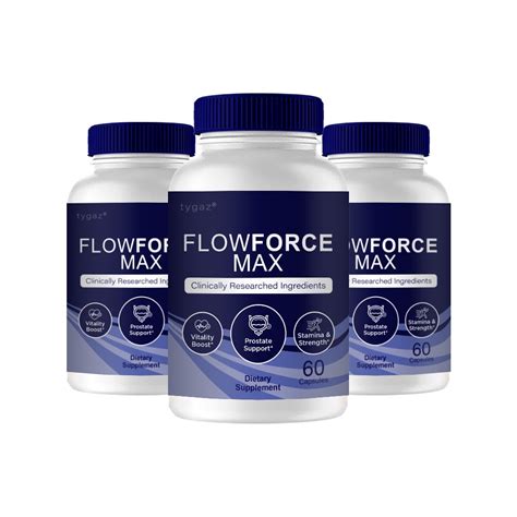 (3 Pack) Flow Force Max Capsules - Flow Force Max Capsules - Walmart.com