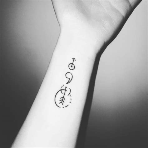 57 Amazing Semicolon Tattoo Ideas