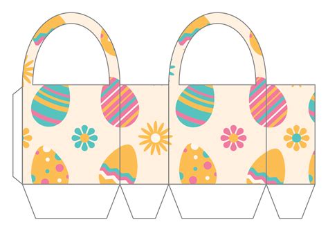 Easter Basket Craft Template