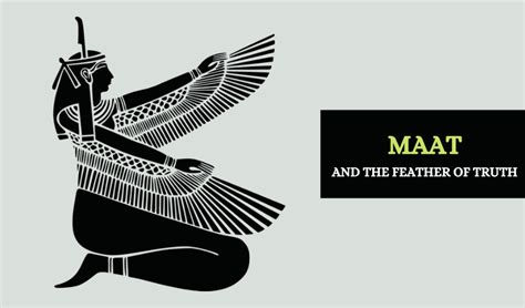 Maat - The Egyptian Goddess and Her Feather of Truth - Symbol Sage