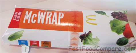 McDonald’s Premium McWrap Chicken & Ranch (Crispy) Nutrition ...